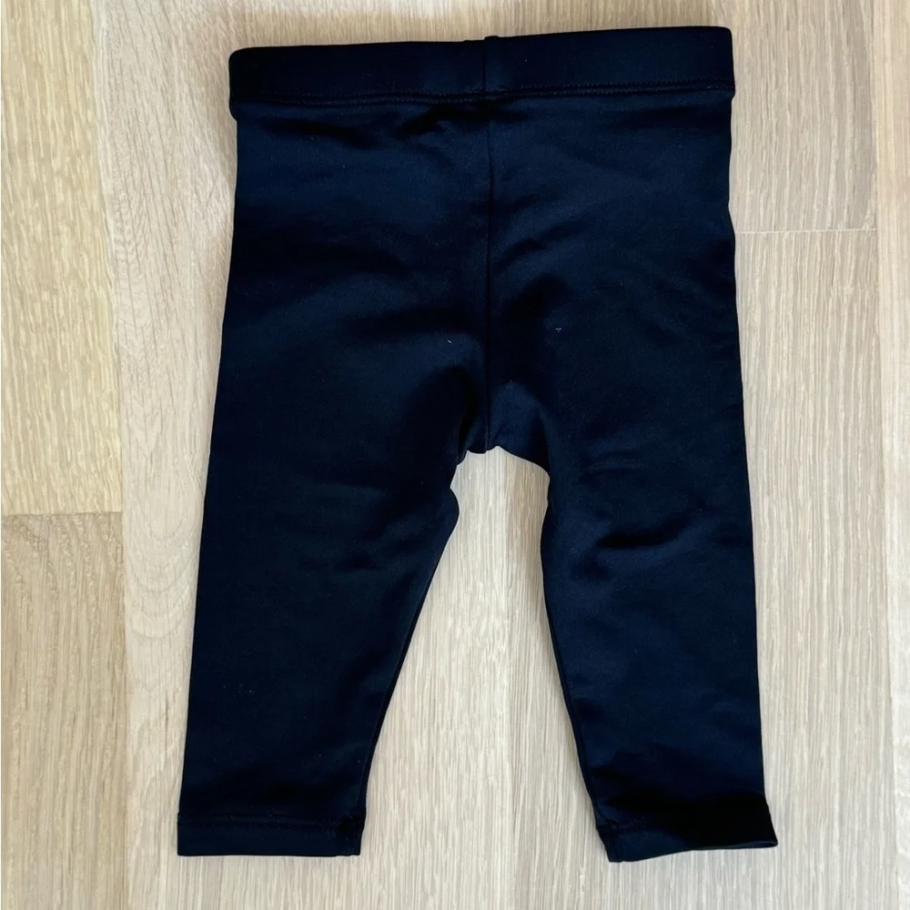 NWOT DORI CREATIONS Black Leggings - Size 0-6 Months